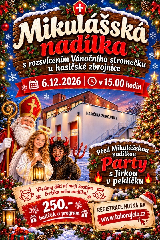 Mikulášská nadílka 2026